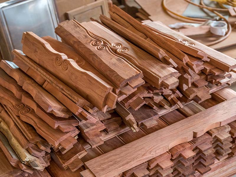 扶绥楼梯地板柜门的油漆修复-12