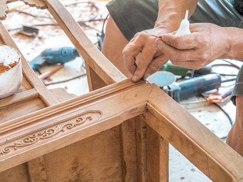 扶绥旧家具翻新改色怎么做